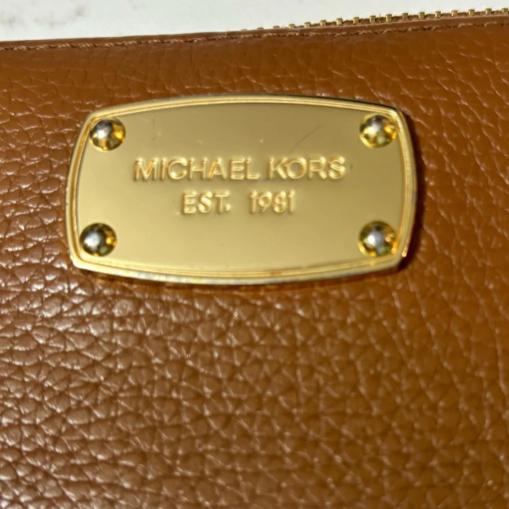 Michael Kors Tan Leather Wallet